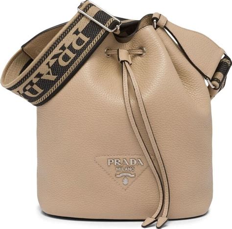 prada flou leather bucket bag|prada drawstring bucket bag.